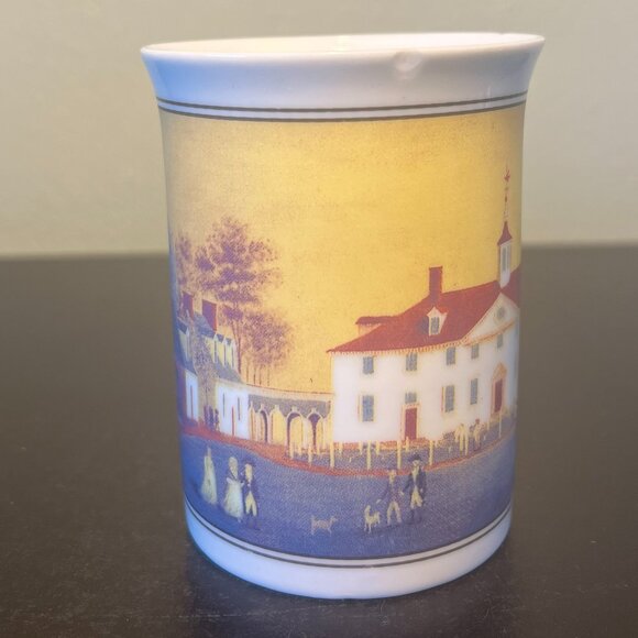 The West Front of Mount Vernon Cup Mug Art by Edward Savage ~ George Washington - Picture 3 of 11